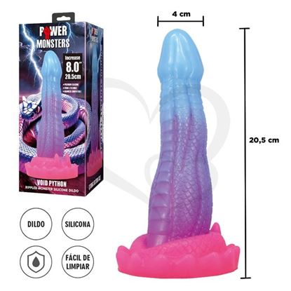 Dildo Monster con sopapa de silicona